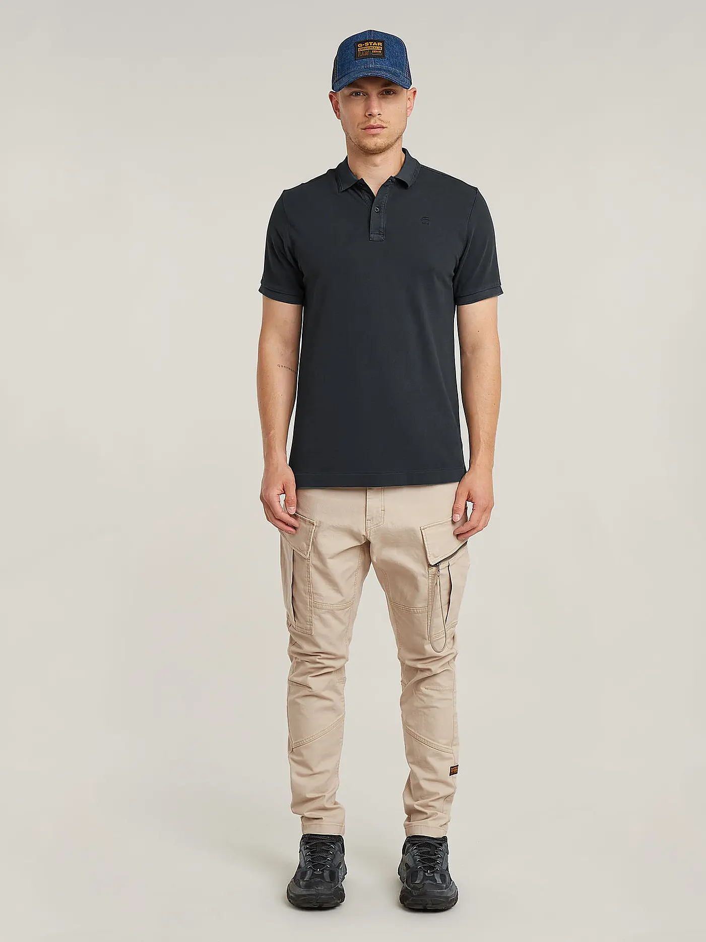 G-STAR RAW | Poloshirt | schwarz